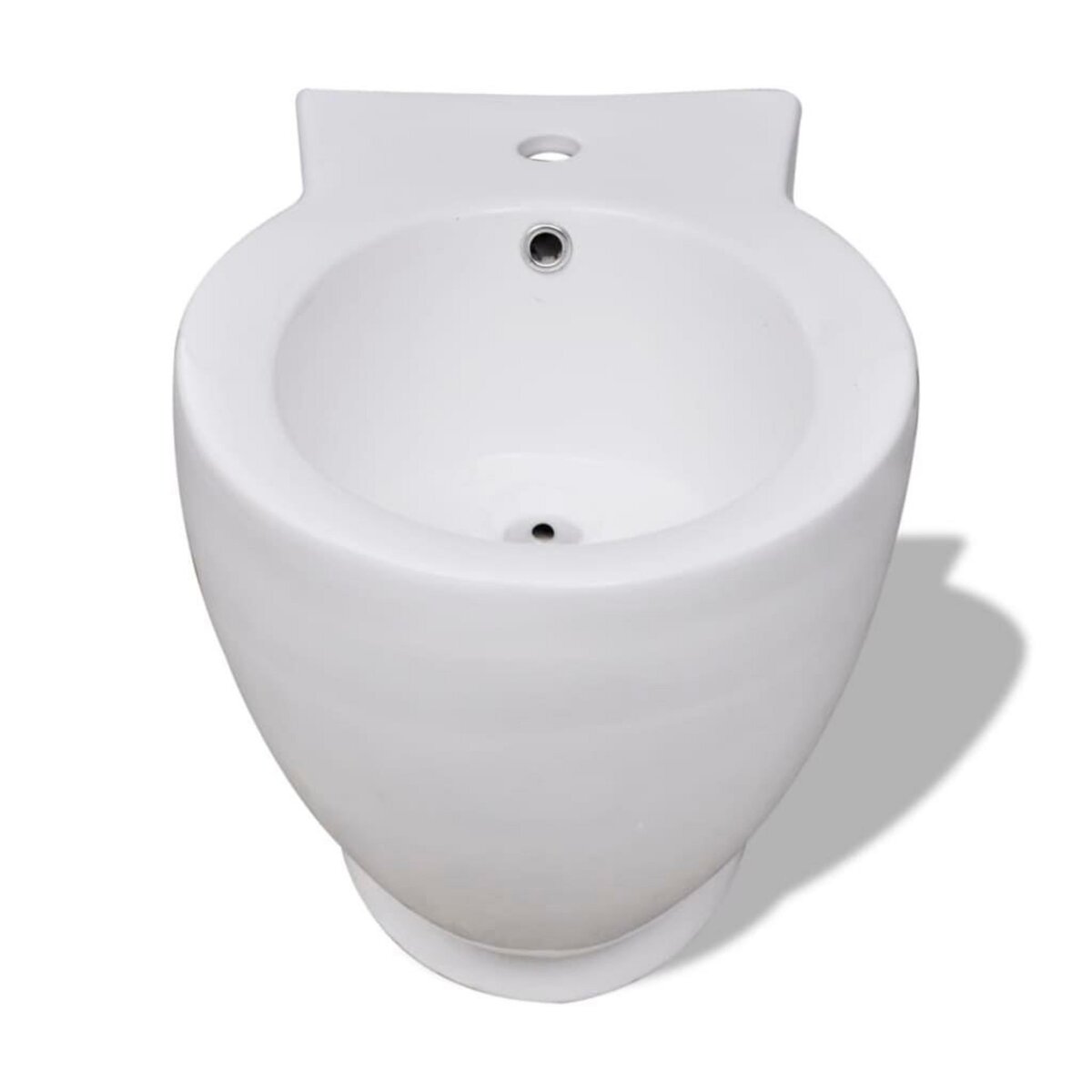 VIDAXL Bidet rond Ceramique haute qualite Blanc