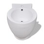 Voir la diapositive 3 : VIDAXL Bidet rond Ceramique haute qualite Blanc