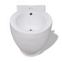 Voir la diapositive 3 : VIDAXL Bidet rond Ceramique haute qualite Blanc