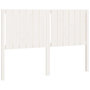 Voir la diapositive 2 : VIDAXL Tete de lit blanc 145,5x4x100 cm bois massif de pin