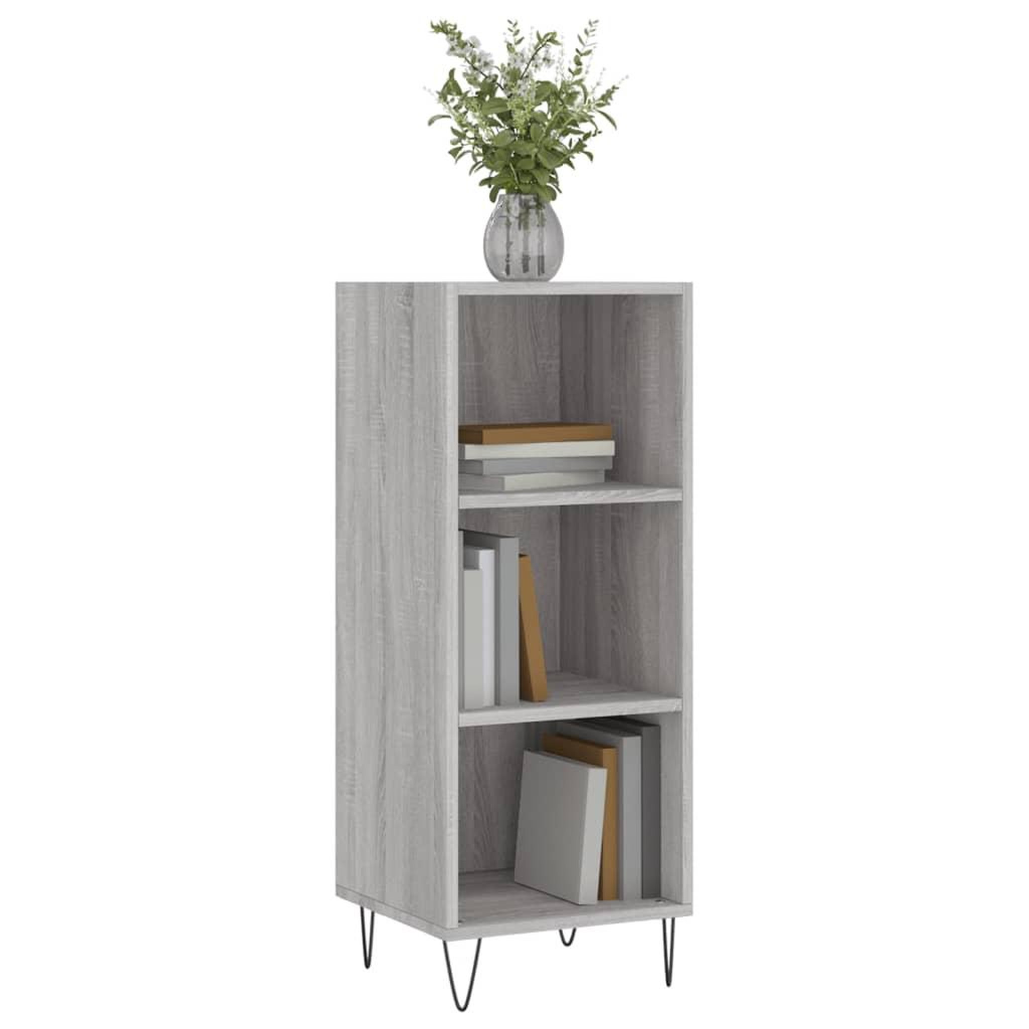 Voir la diapositive 3 : VIDAXL Buffet sonoma gris 34,5x32,5x90 cm bois d'ingenierie