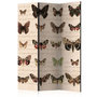Voir la diapositive 1 : Paris Prix Paravent 3 Volets  Retro Style : Butterflies  135x172cm
