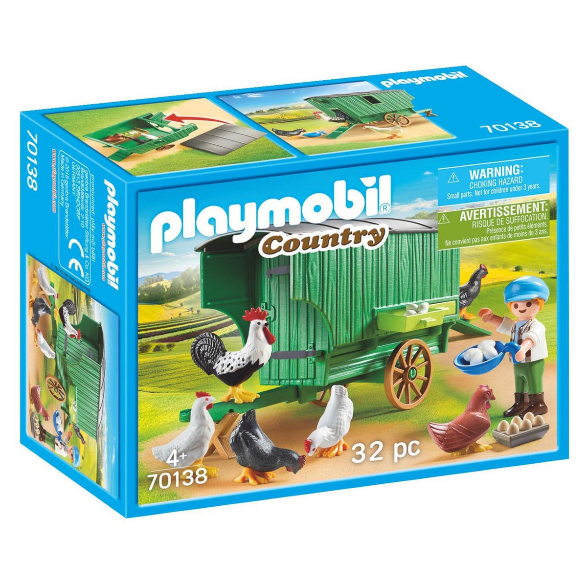 PLAYMOBIL 70138 - Country - Enfant et poulailler