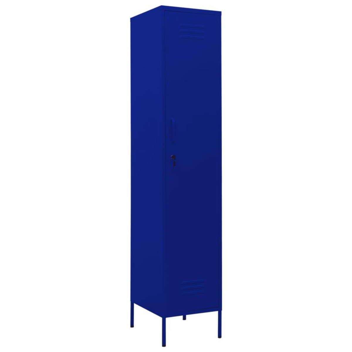 VIDAXL Armoire a casiers Bleu marine 35x46x180 cm Acier