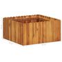 Voir la diapositive 6 : VIDAXL Lit sureleve de jardin 50x50x25 cm Bois massif d'acacia