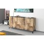 Voir la diapositive 5 : Buffet moderne 4 portes L160cm BARI