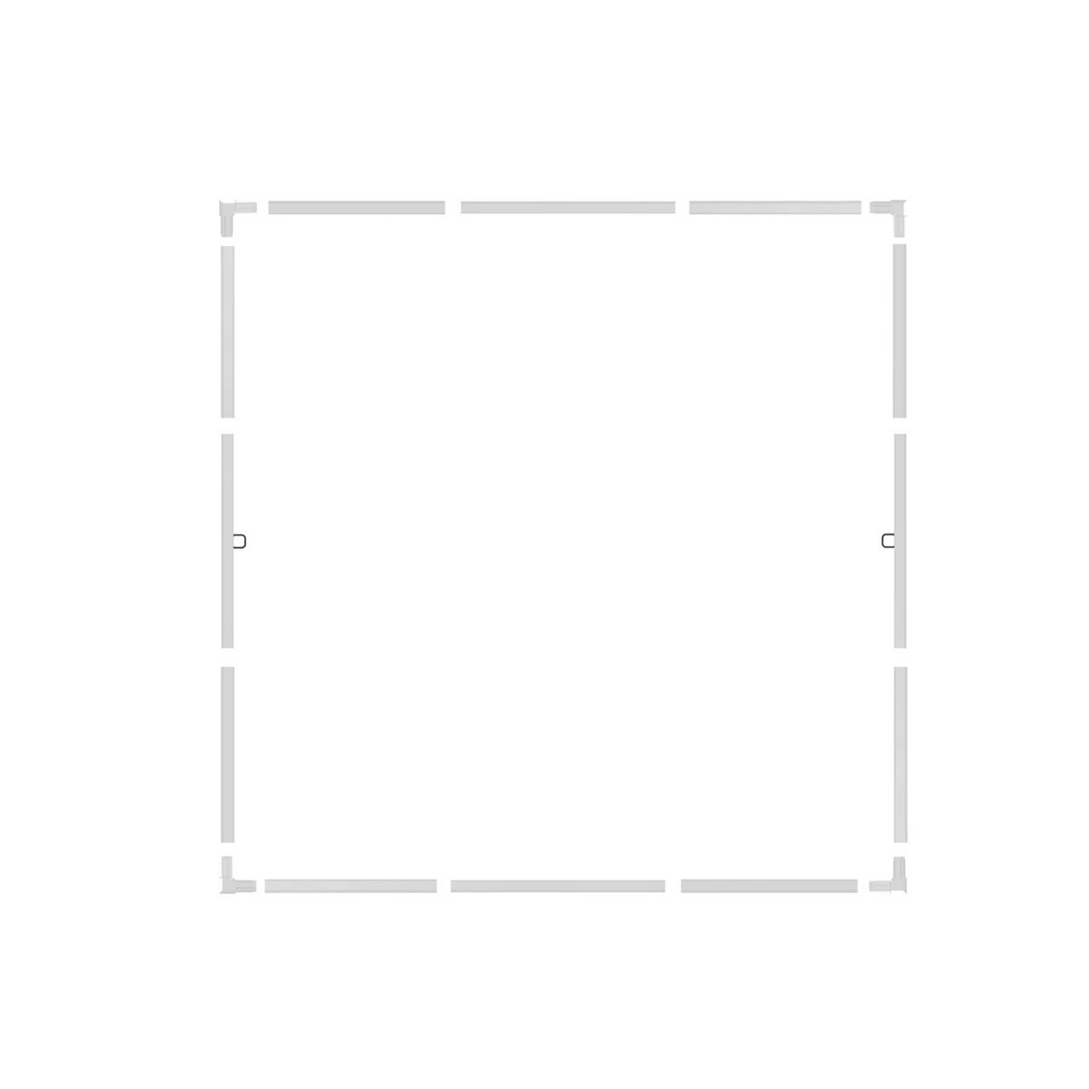 Insect Protect Moustiquaire cadre adaptable Flexi-Fit 100 x 120 cm Blanc 