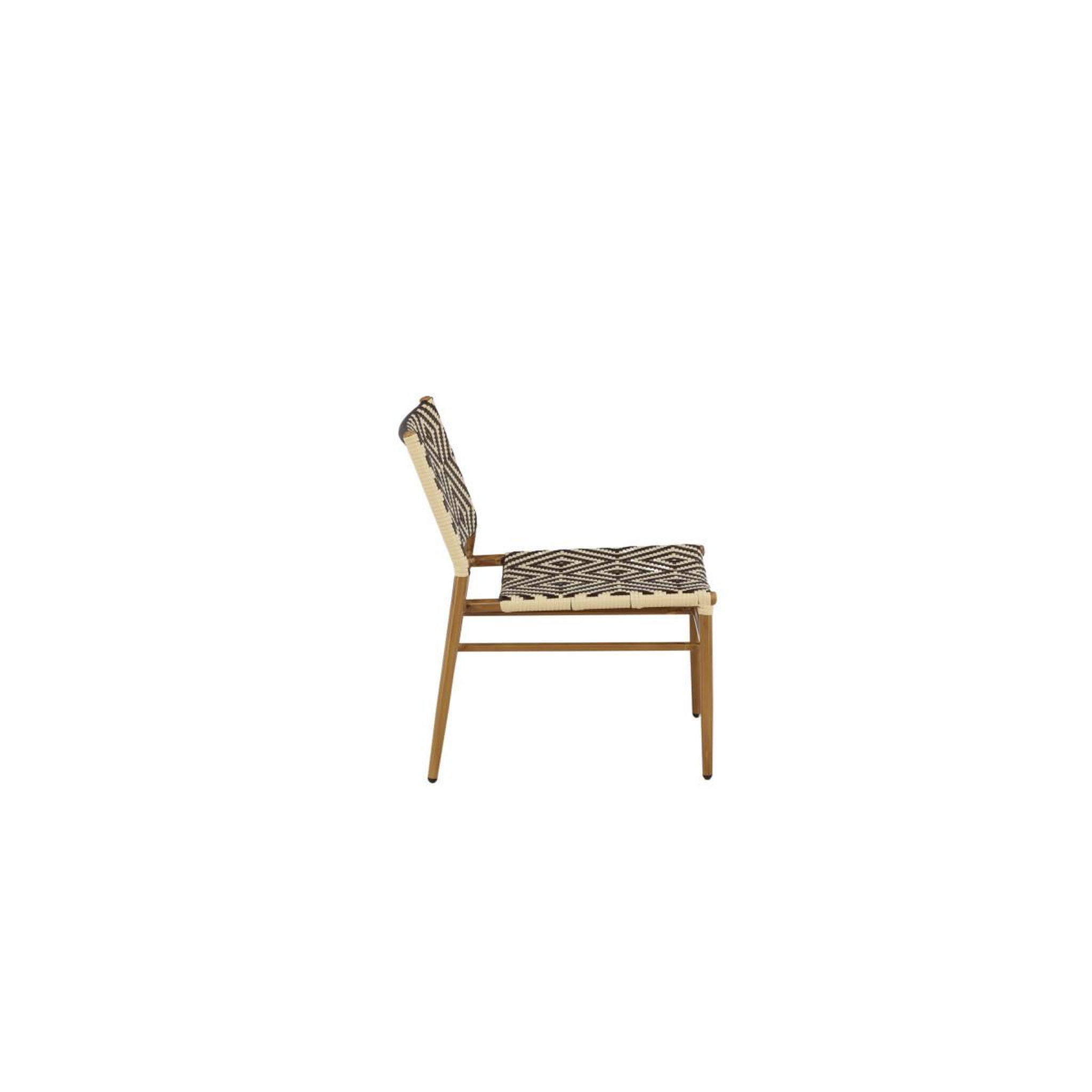 Voir la diapositive 2 : Paris Prix Fauteuil de jardin à motifs  calapan  77cm naturel
