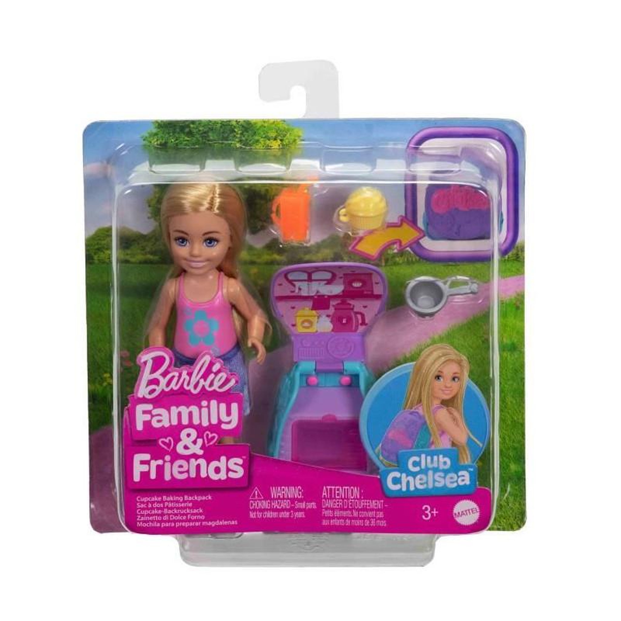 Voir la diapositive 2 : BARBIE CHELSEA SAC A DOS ENJOUE