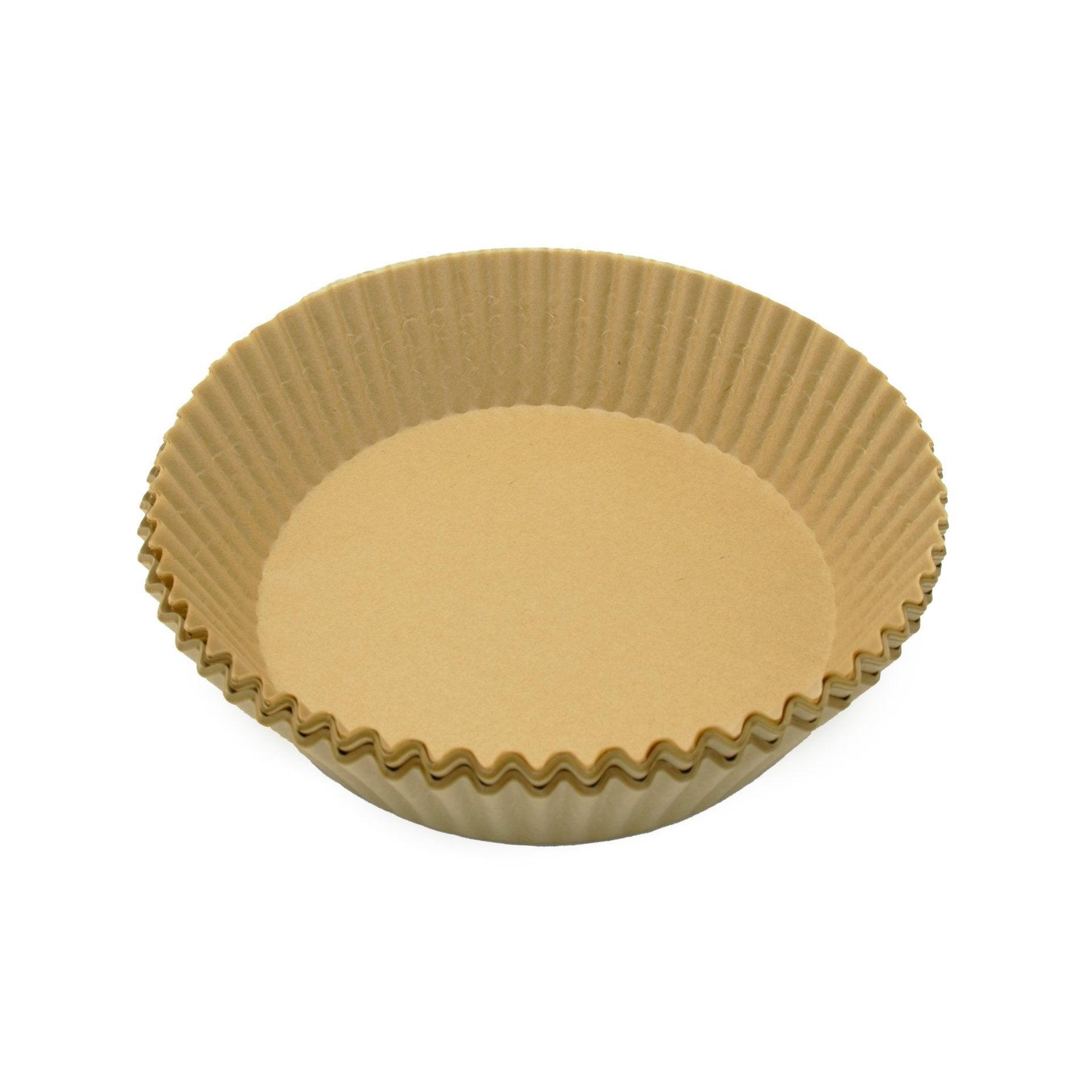 Fackelmann 50 Moules en papier antiadhésif pour friteuse air fryer sans huile ronds 16 cm Fackelmann