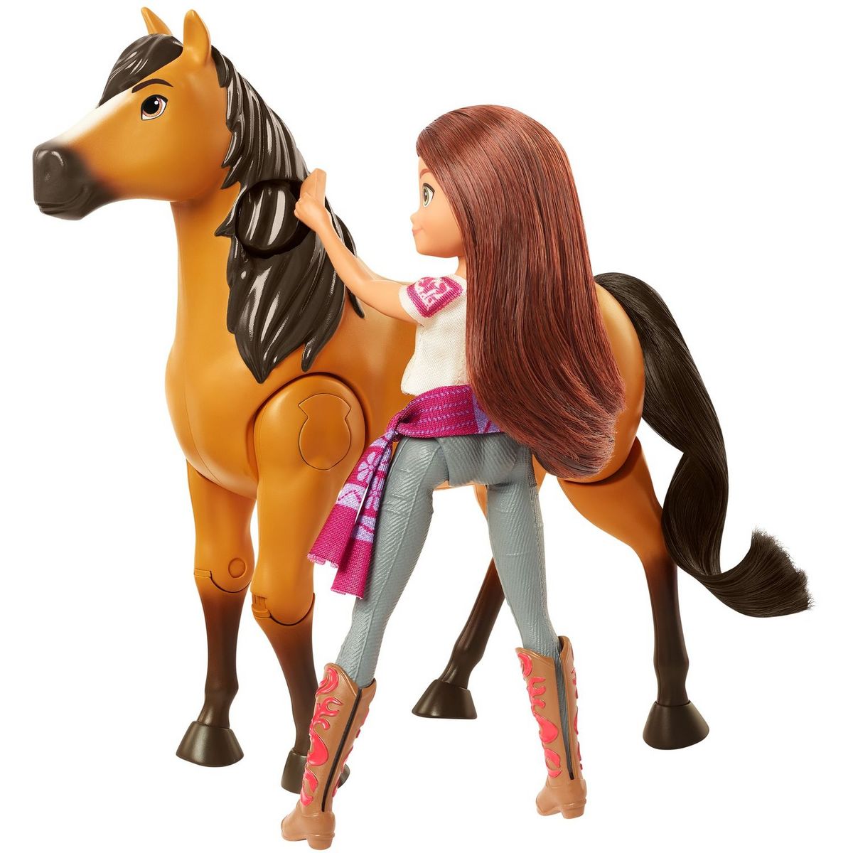 MATTEL Coffret Poupée Lucky et son cheval Spirit 