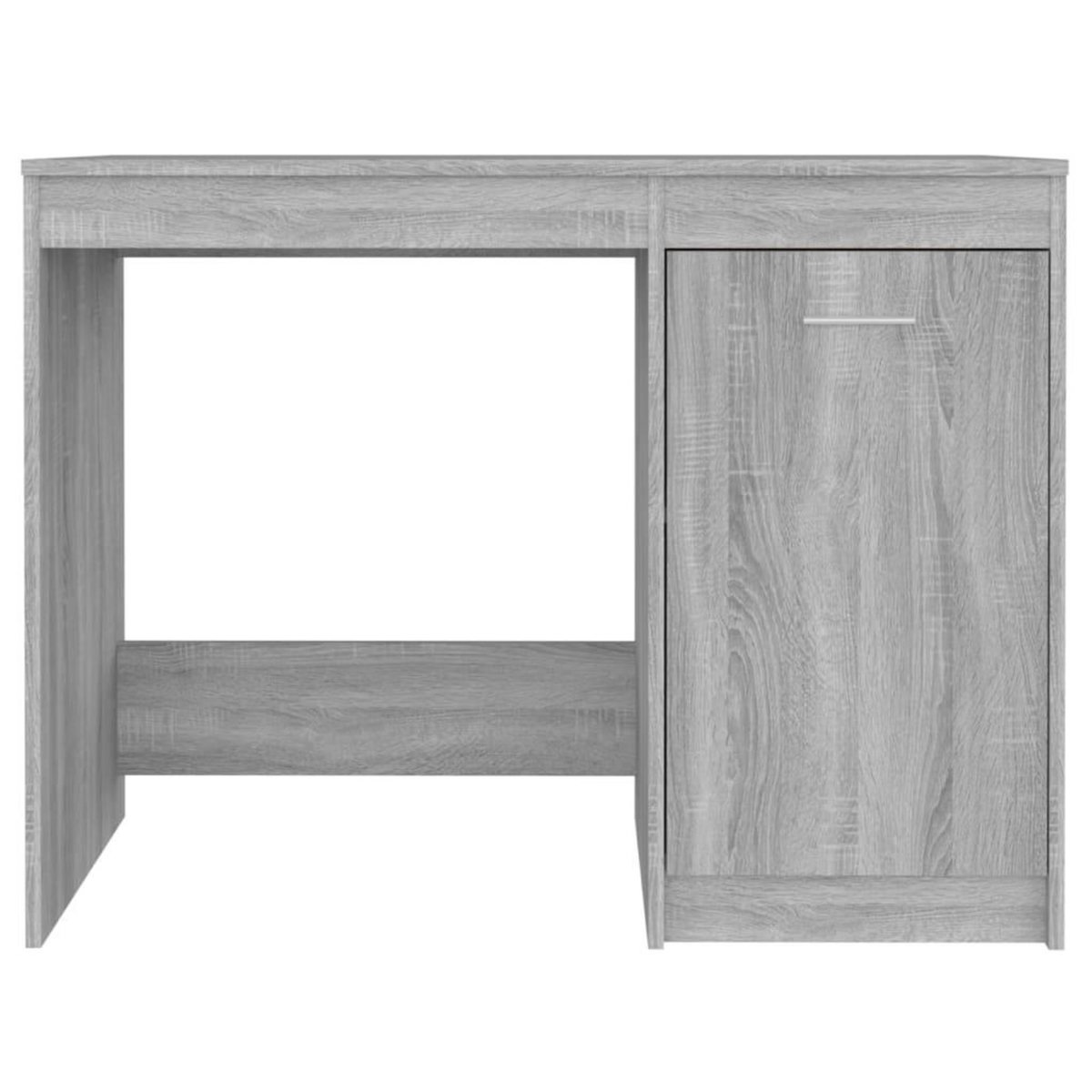 VIDAXL Bureau Sonoma gris 100x50x76 cm Bois d'ingenierie