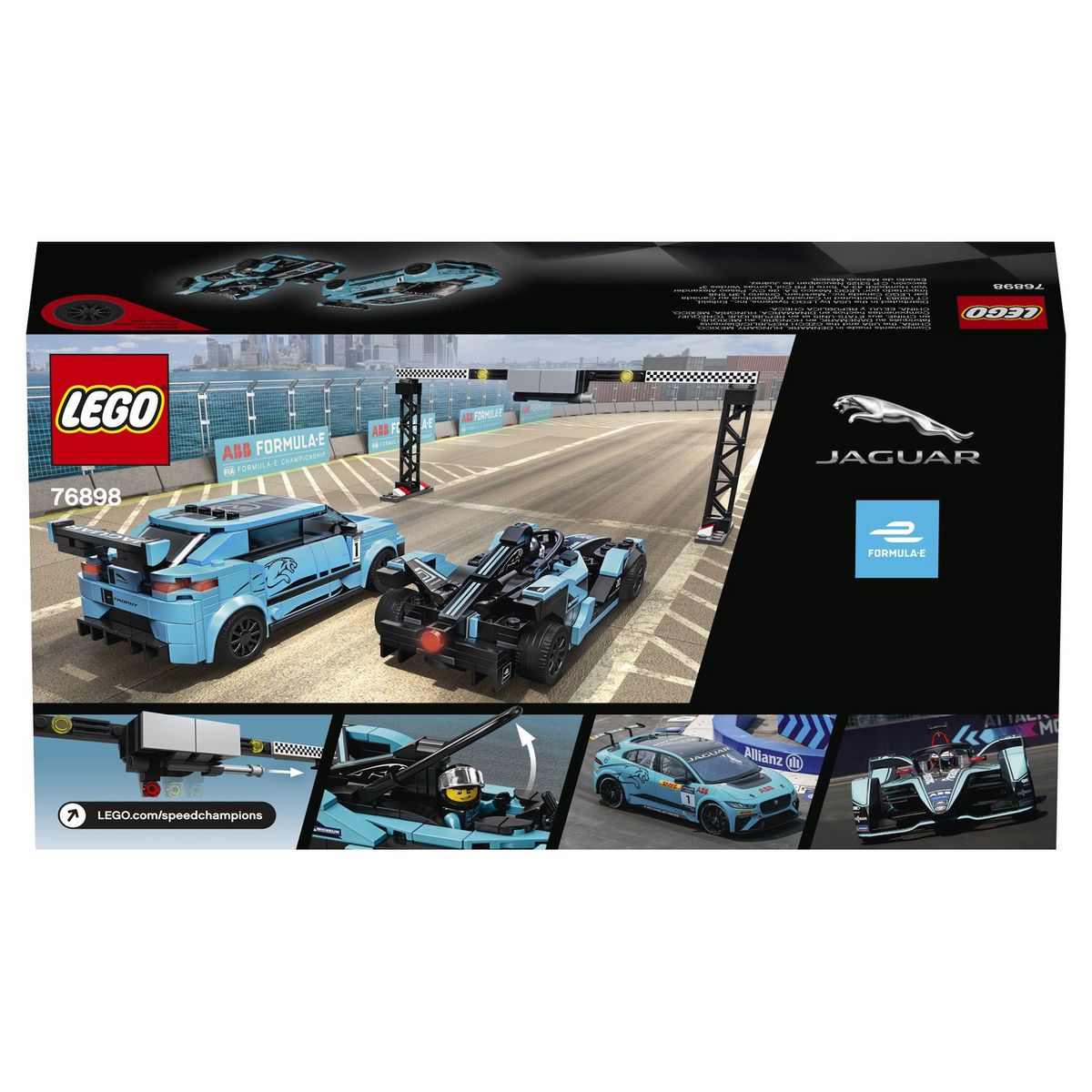 LEGO Speed Champions 76898 - TBD Jaguar Formule E & Jaguar I-PACE eTROPHY