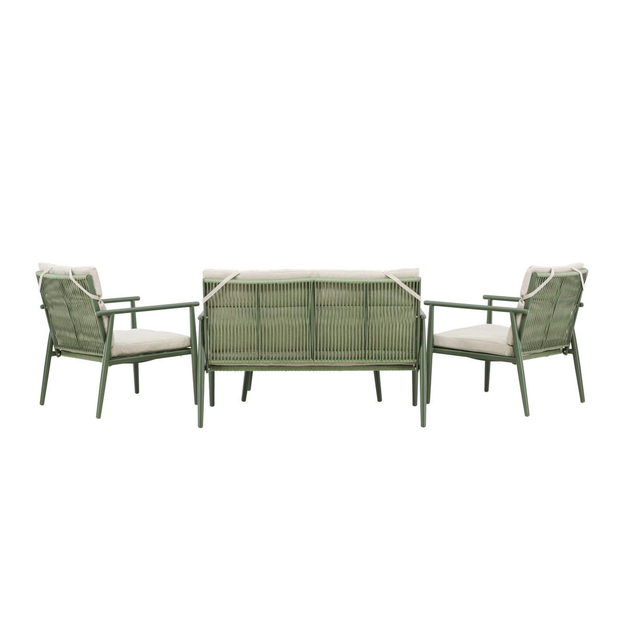 Voir la diapositive 4 : Paris Prix Salon de jardin 4 places  mazzaro  120cm vert