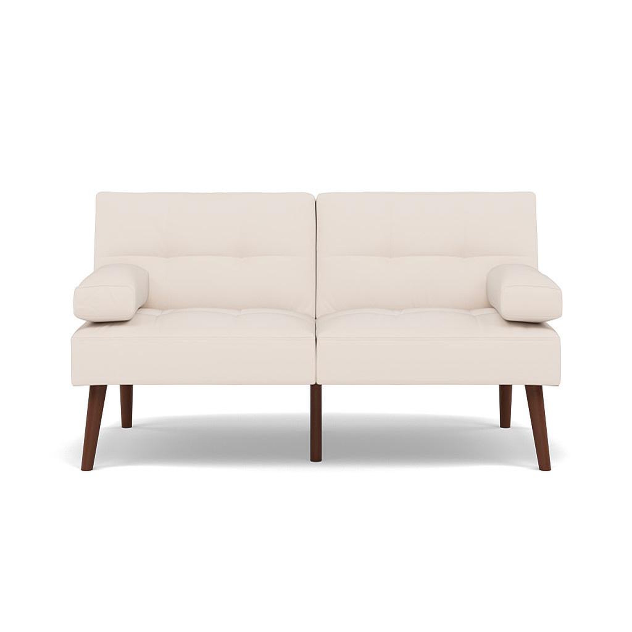 Voir la diapositive 1 : BEST MOBILIER Philae - canapé convertible clic-clac 2 places - en simili