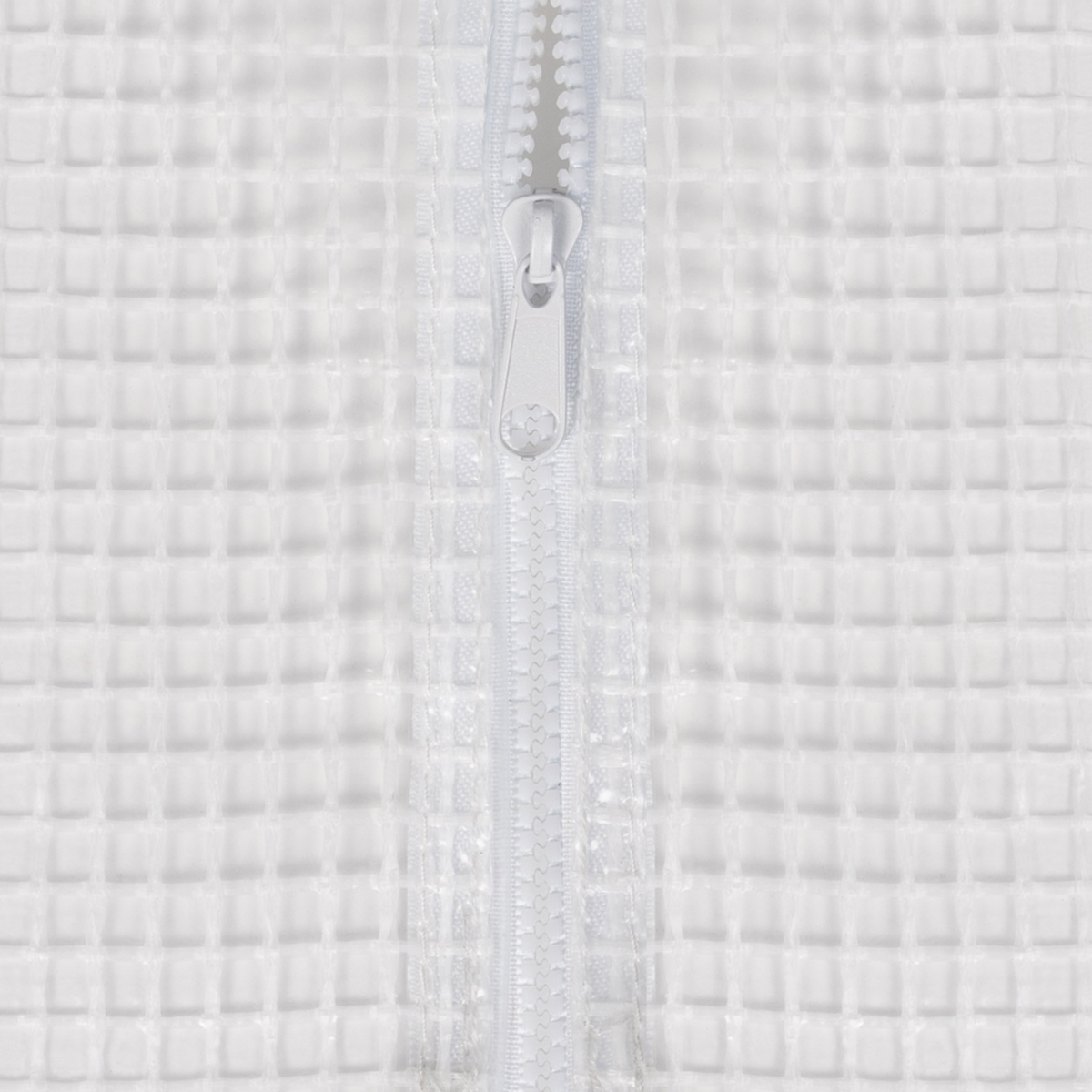 ID MARKET Bâche de rechange 130 gr/m² pour serre tunnel 6m² blanche 4 saisons ROMA