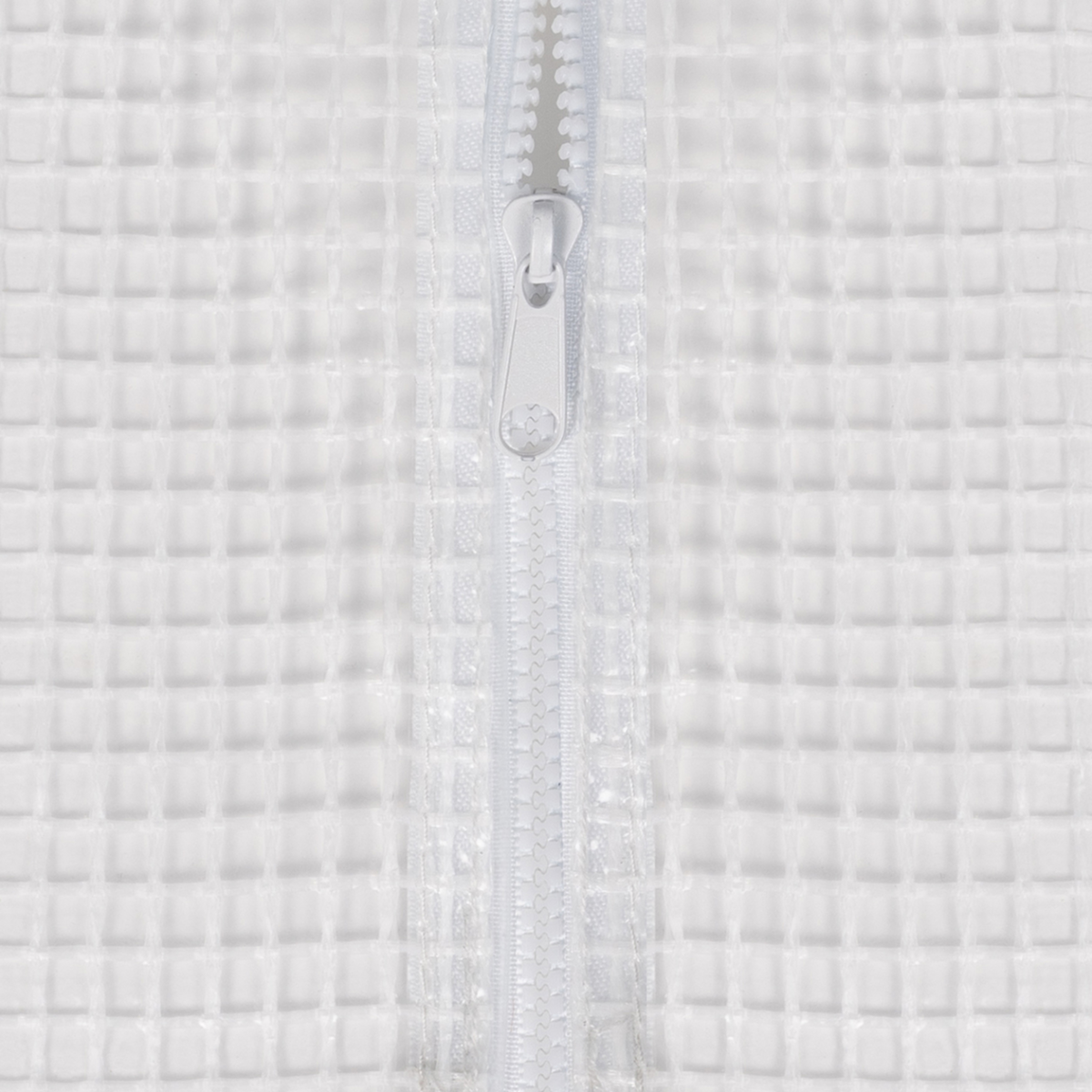 ID MARKET Bâche de rechange 130 gr/m² pour serre tunnel 6m² blanche 4 saisons ROMA