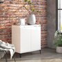 Voir la diapositive 1 : VIDAXL Buffet blanc brillant 60x35x70 cm bois d'ingenierie