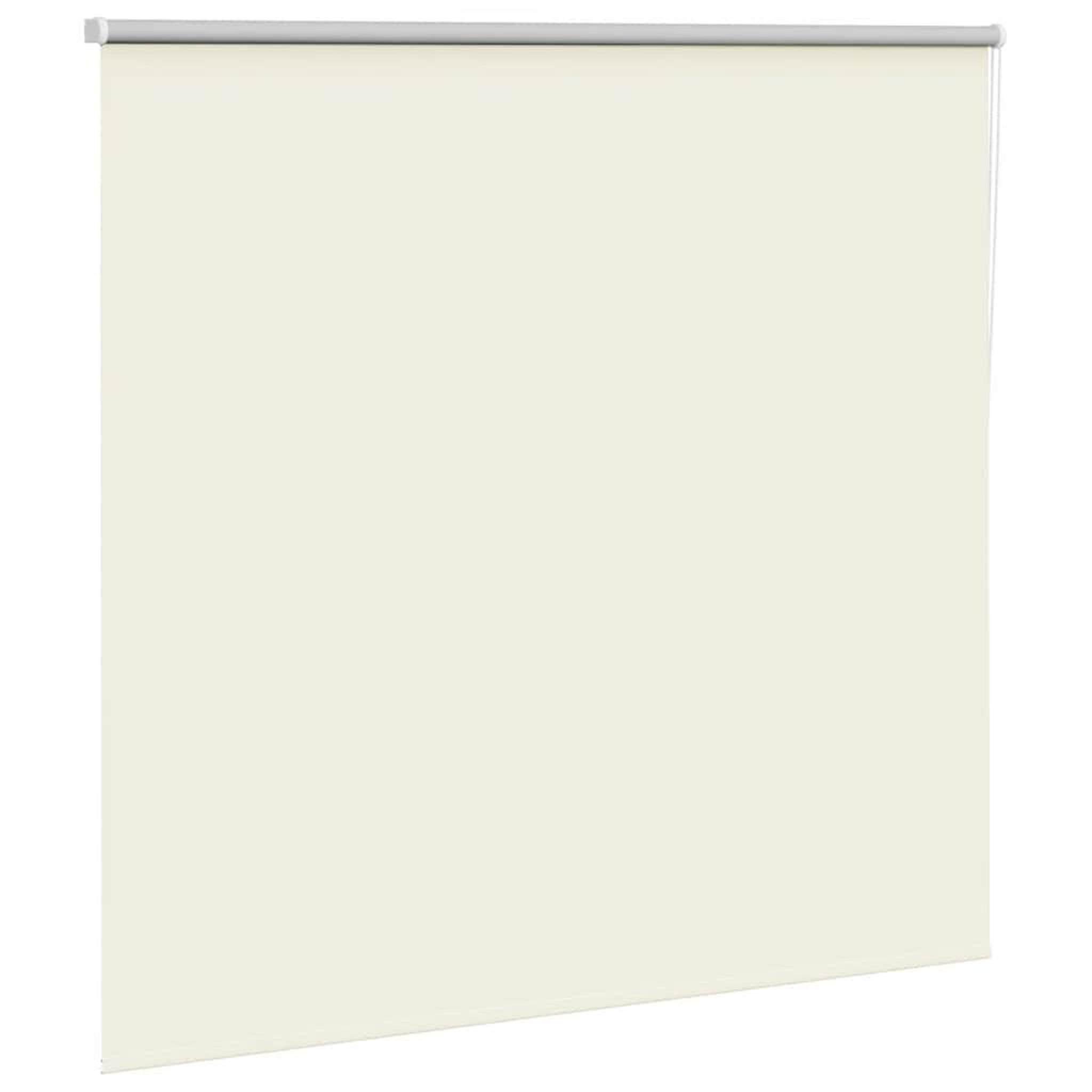 Voir la diapositive 3 : VIDAXL Store enrouleur occultant blanc casse 155x150 cm largeur tissu
