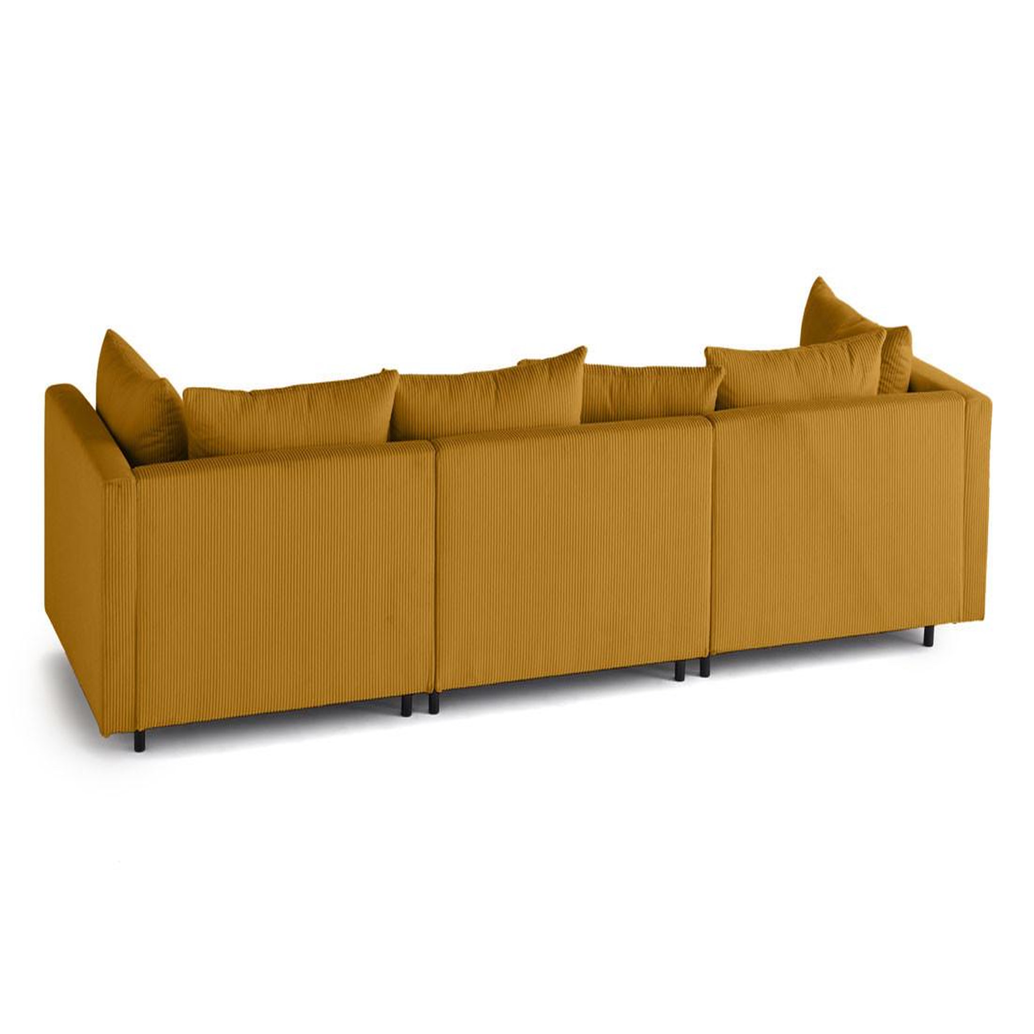 Voir la diapositive 4 : LISA DESIGN Edinburg - canapé modulable 3 places - velours côtelé