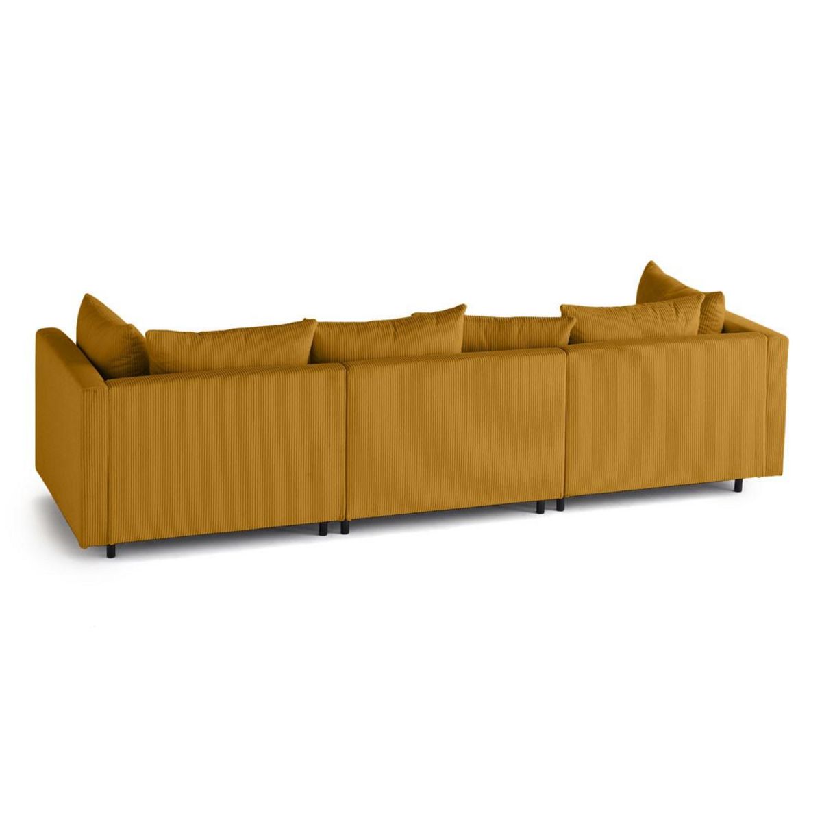 LISA DESIGN Edinburg - canapé modulable 3 places - velours côtelé