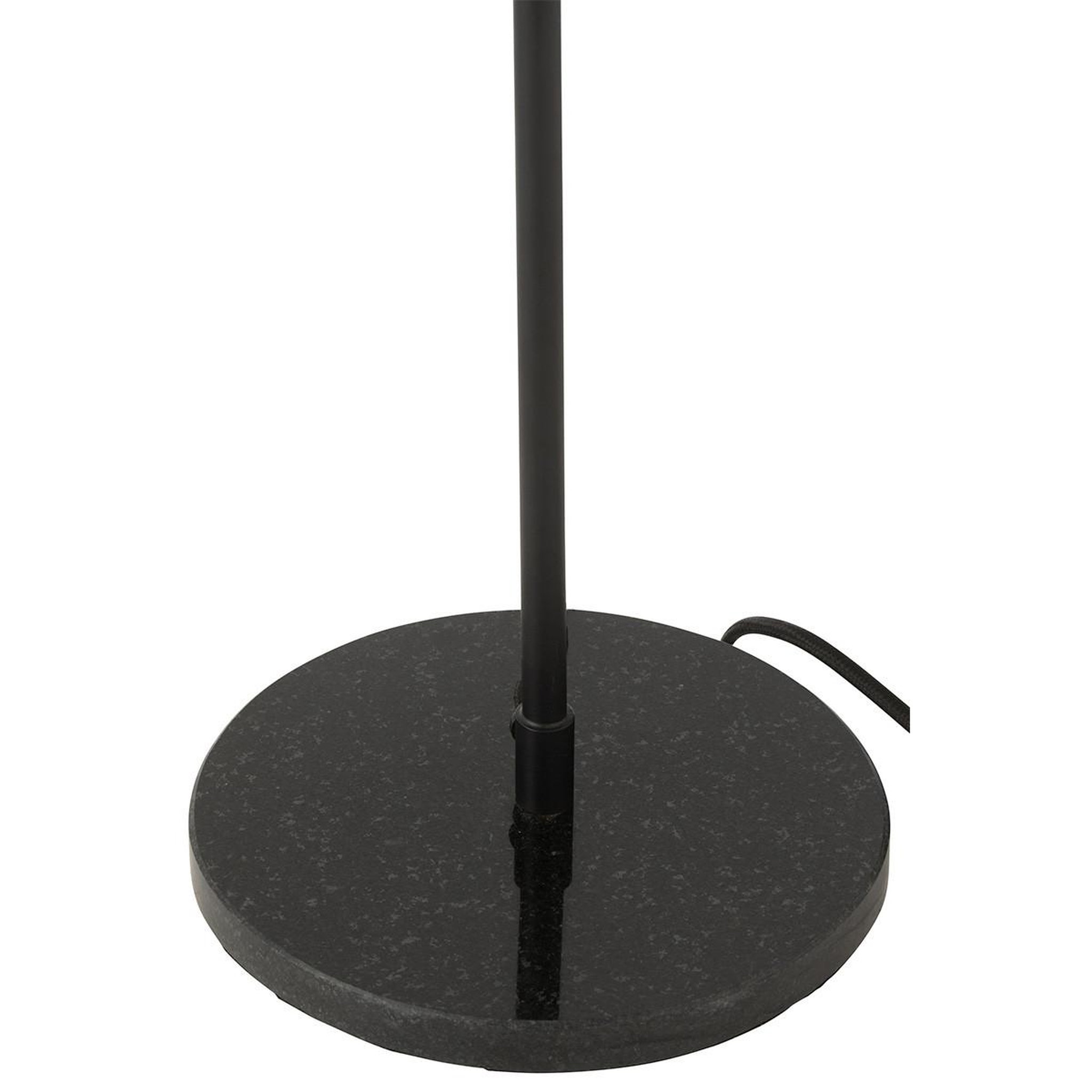 Voir la diapositive 2 : J-LINE Lampe à poser en métal  elias  56cm noir