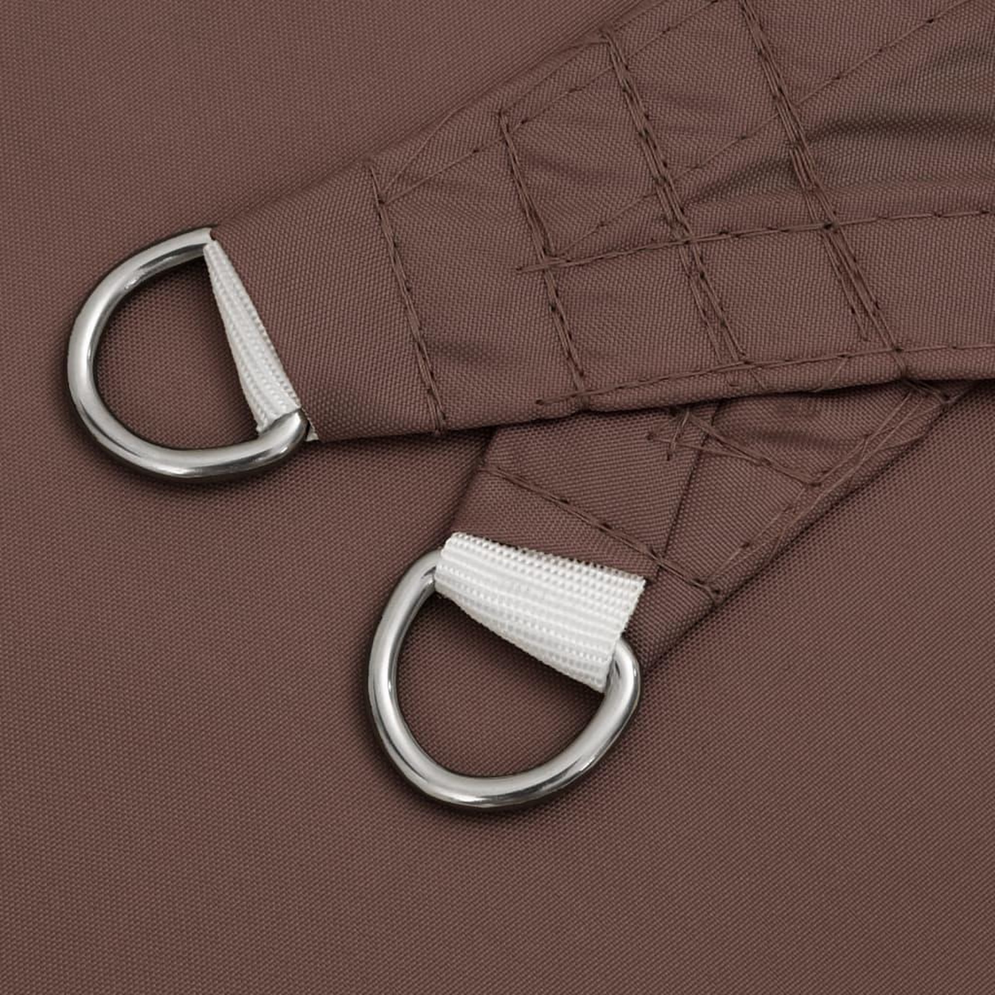 Voir la diapositive 5 : VIDAXL Voile de parasol Tissu Oxford carre 3,6x3,6 m marron