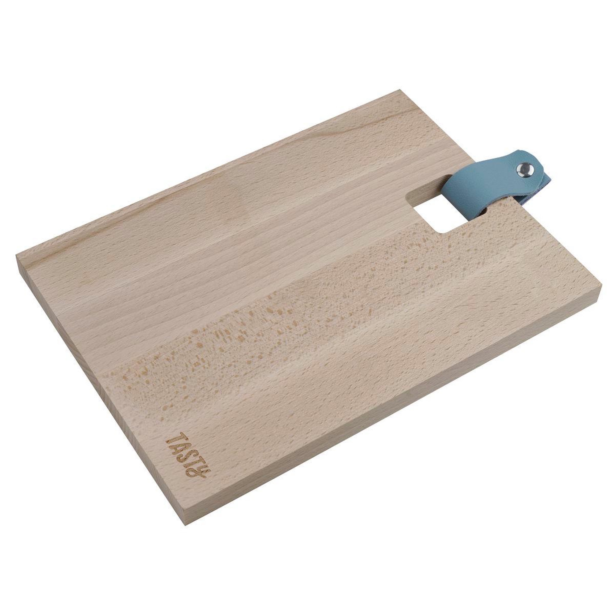Voir la diapositive 1 : TASTY Planche à découper en bois rectangulaire 25 x 18 cm Tasty Green