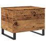 Voir la diapositive 2 : VIDAXL Table basse vieux bois 60x44,5x45 cm bois d'ingenierie