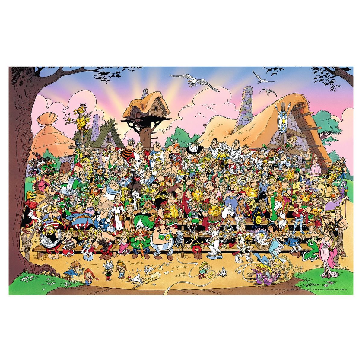 RAVENSBURGER Puzzle 3000 pièces L'univers d'Astérix