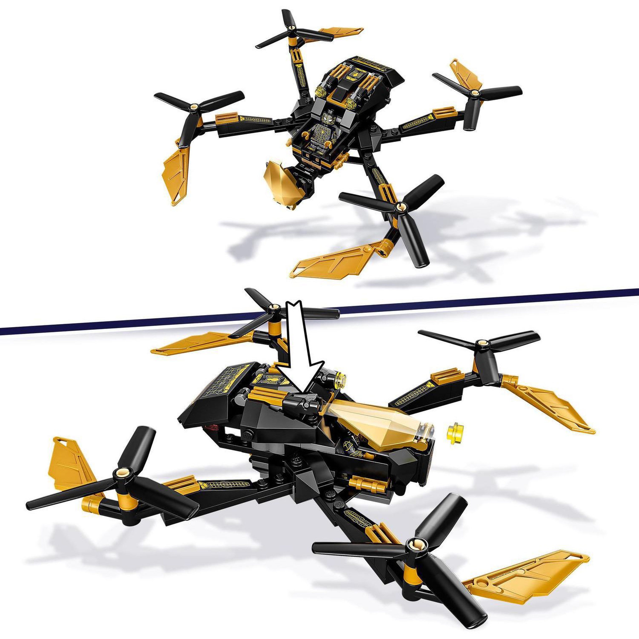 Voir la diapositive 4 : LEGO Marvel 76195 Le drone de duel de Spider-Man