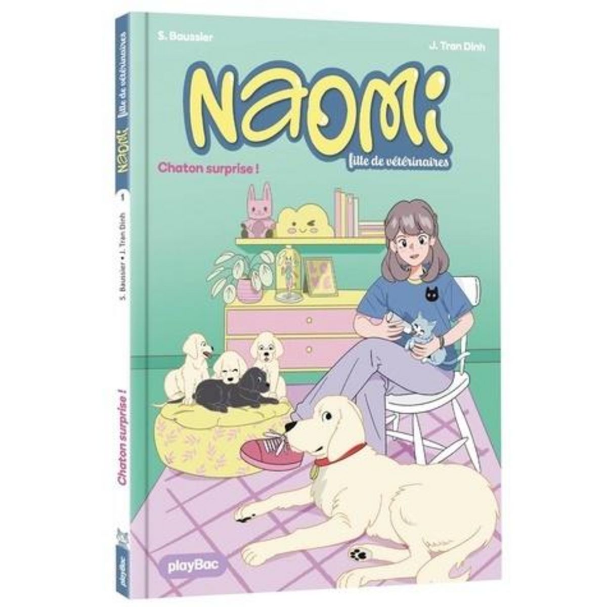 NAOMI, FILLE DE VETERINAIRE TOME 1 : CHATON SURPRISE, Baussier Sylvie