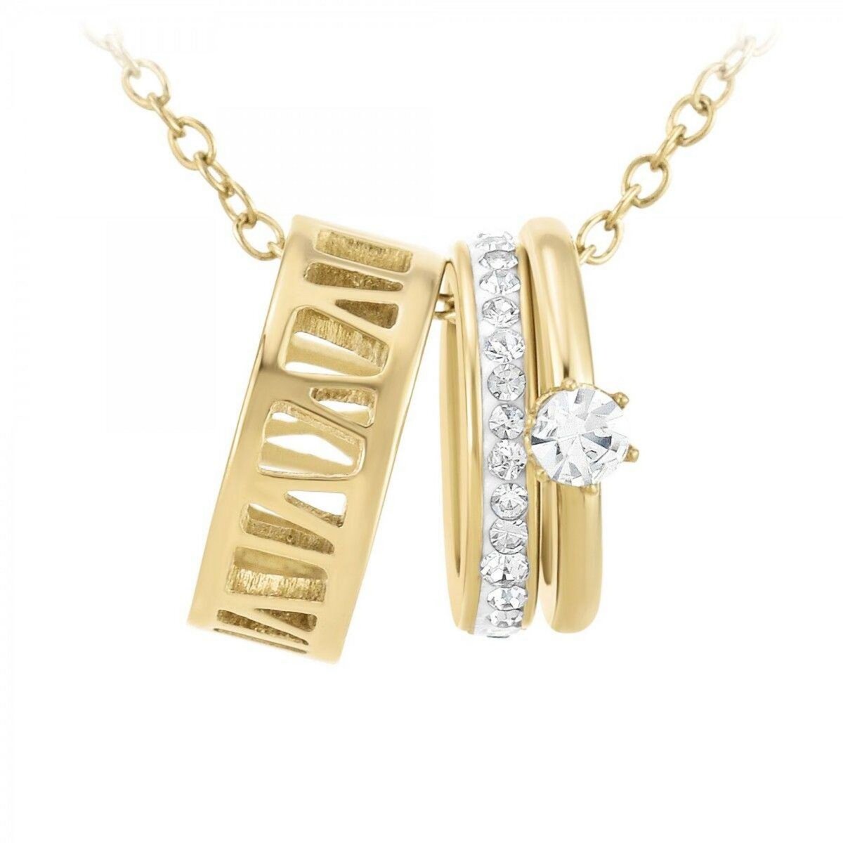 SC BOHEME Collier SC Bohème orné de Cristaux scintillants