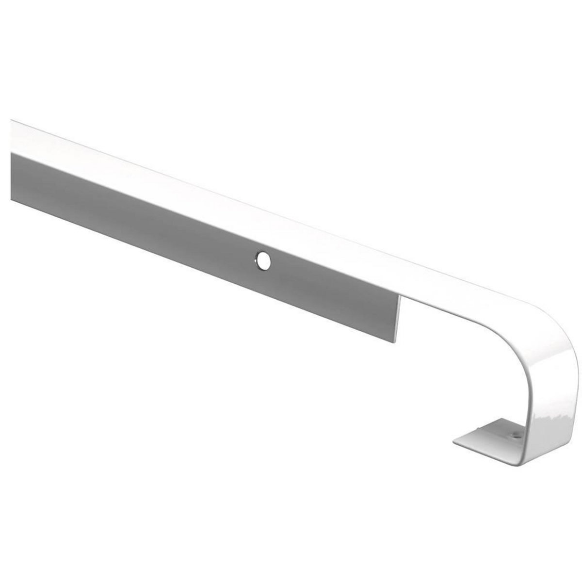 CENTRALE BRICO Profil de jonction Bord à Bord, Plan de travail 28mm, Forme 2 quarts de rond, de rayon 0 - 2 mm, Alu