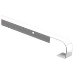 CENTRALE BRICO Profil de jonction Bord à Bord, Plan de travail 28mm, Forme 2 quarts de rond, de rayon 0 - 2 mm, Alu