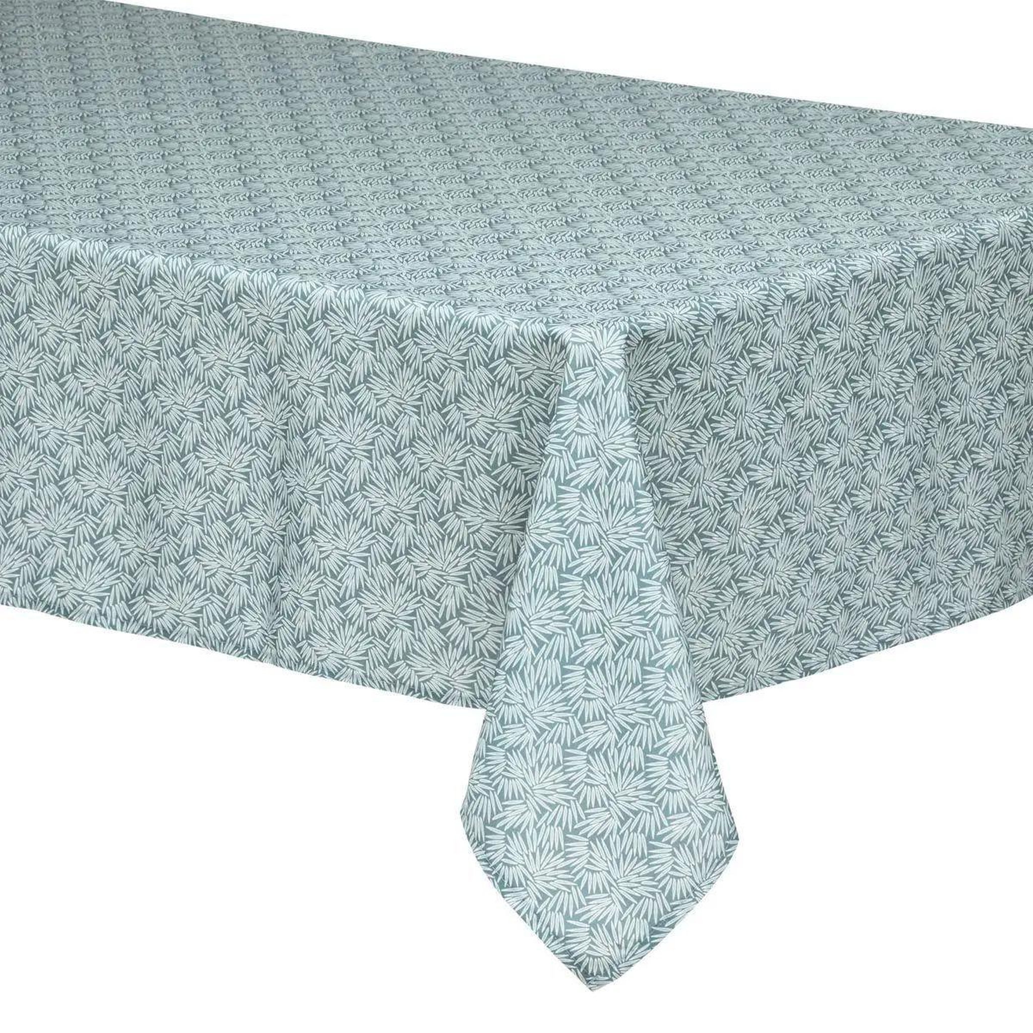 ATMOSPHERA Nappe antitache imprimée  thais  150x300cm vert