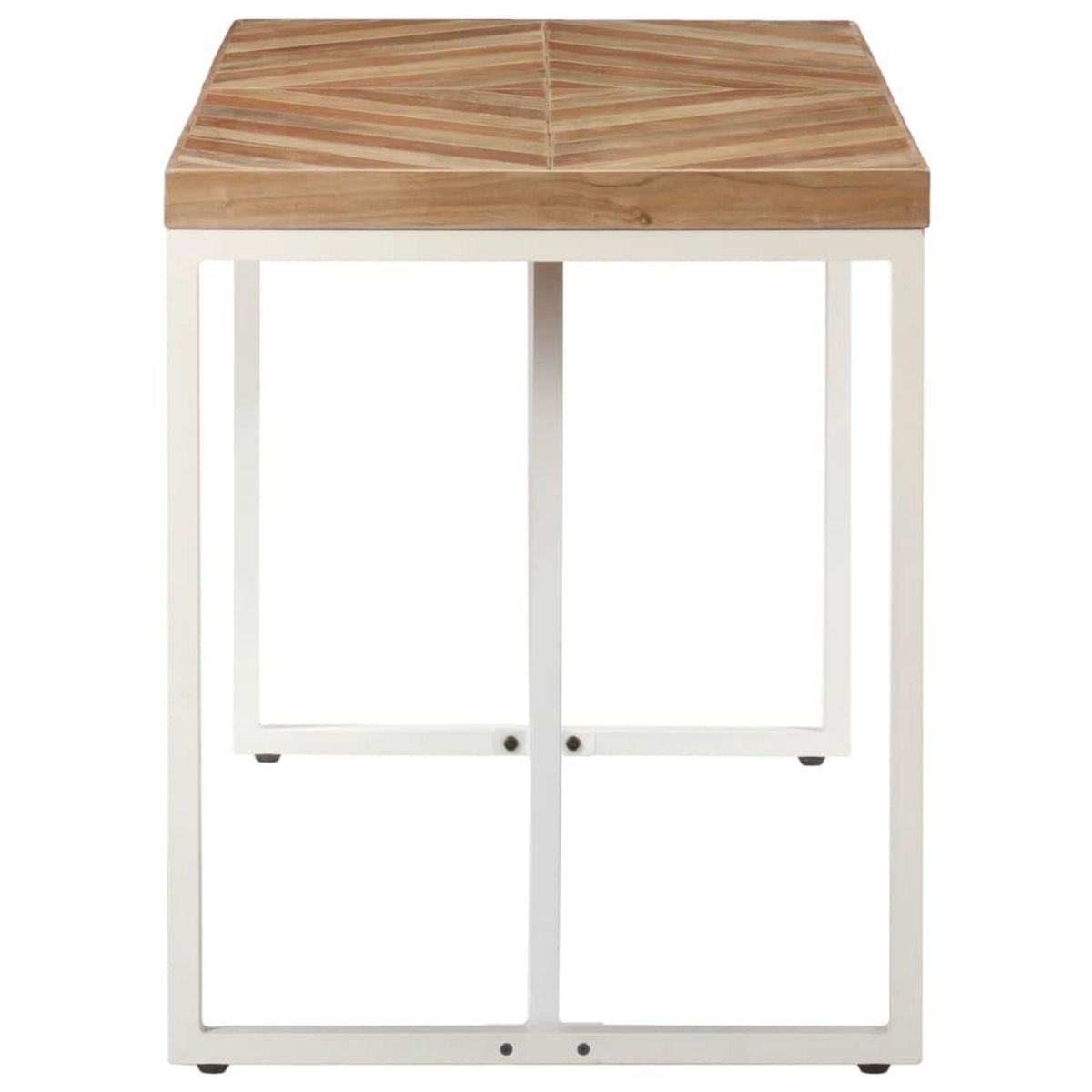 VIDAXL Table a manger 120x60x76 cm Bois massif d'acacia et de manguier