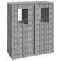 Voir la diapositive 1 : VIDAXL Poteaux a panier de gabion 2 pcs 40x40x100 cm Fer