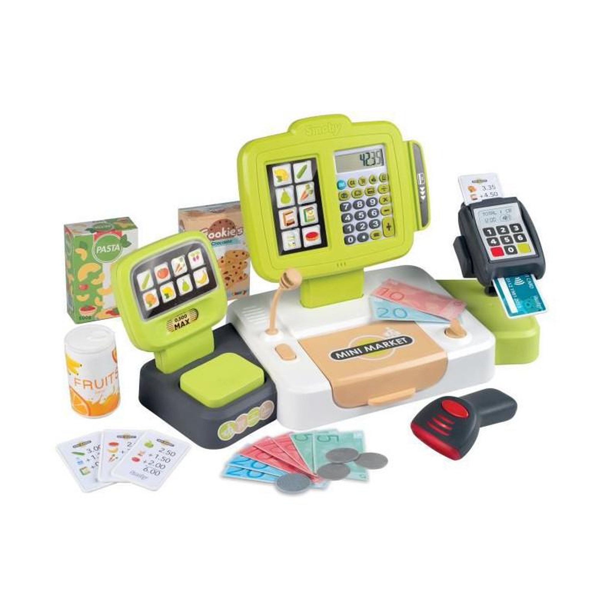 Voir la diapositive 2 : SMOBY Smoby grande caisse enregistreuse - 30 accessoires inclus - des 3 ans