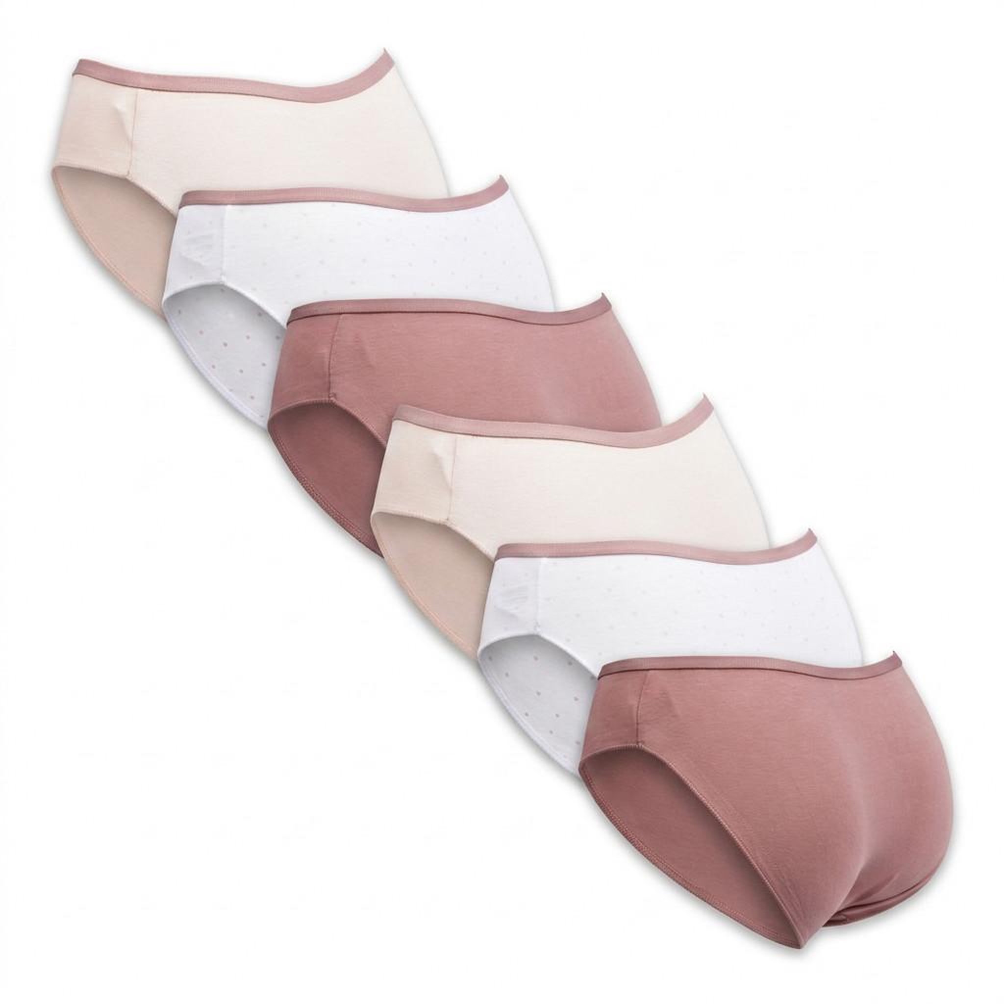 Voir la diapositive 3 : OZABI OZABI Pack de Culottes Femme Coton – Lot de 6