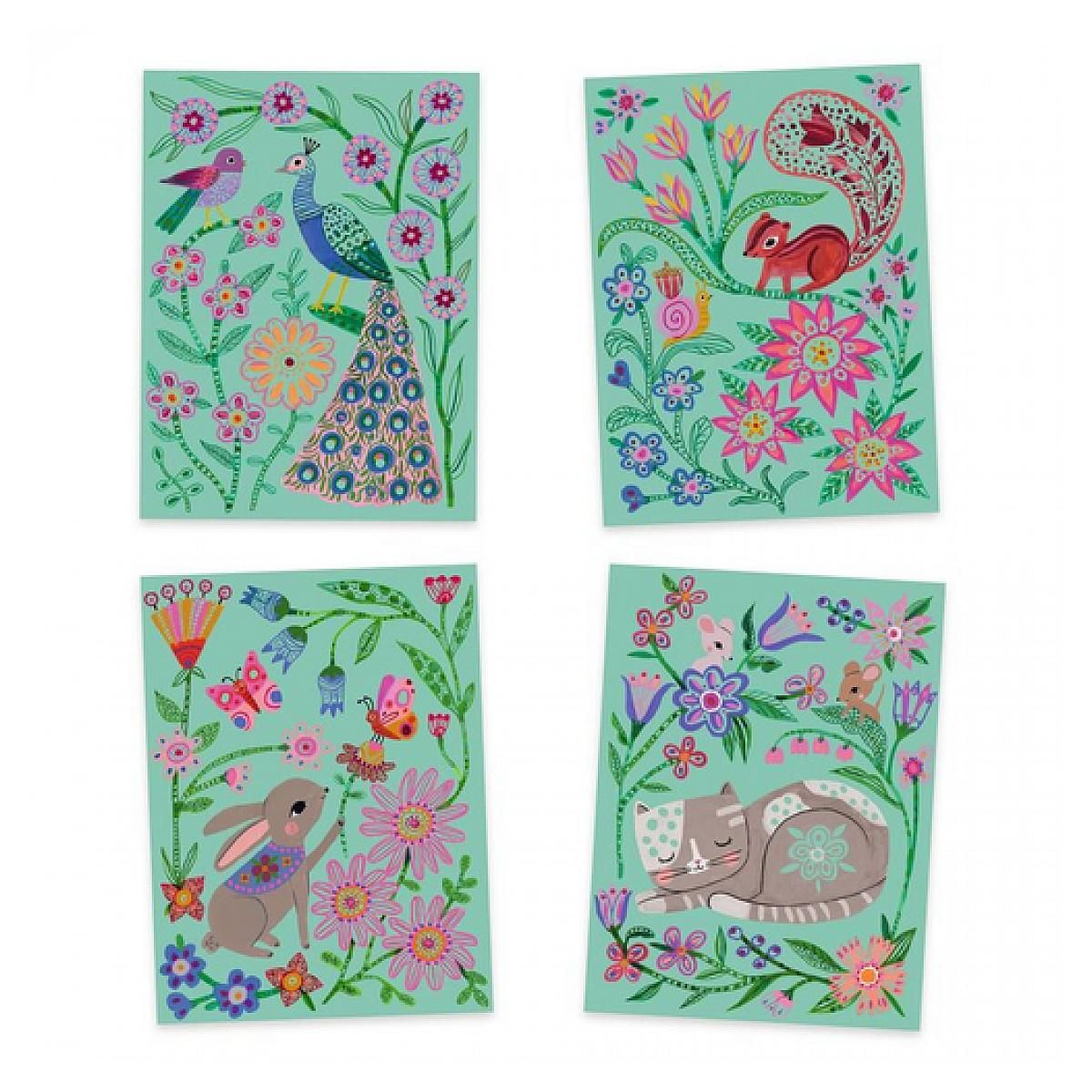 Djeco Cartes a gratter - Rencontres