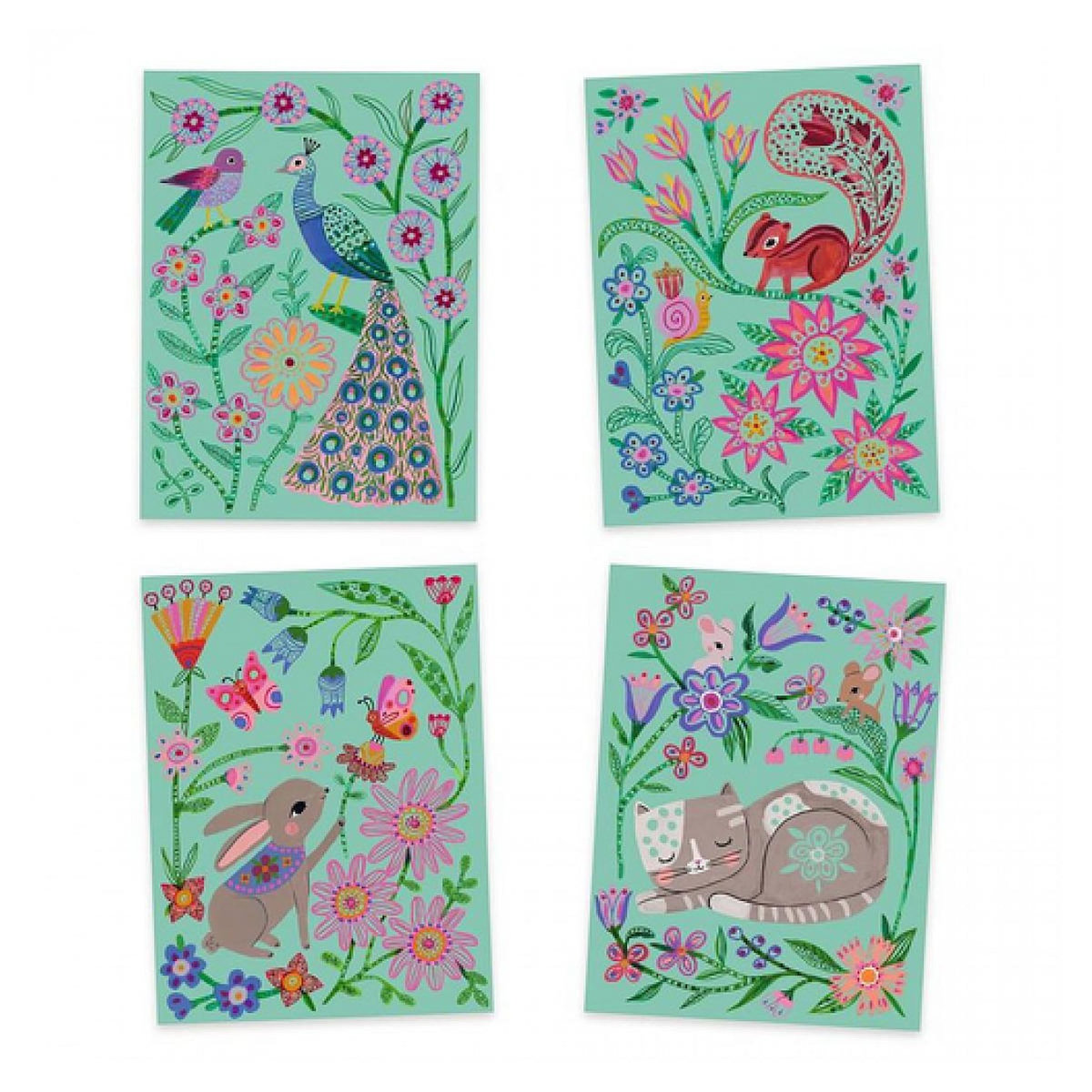 Djeco Cartes a gratter - Rencontres