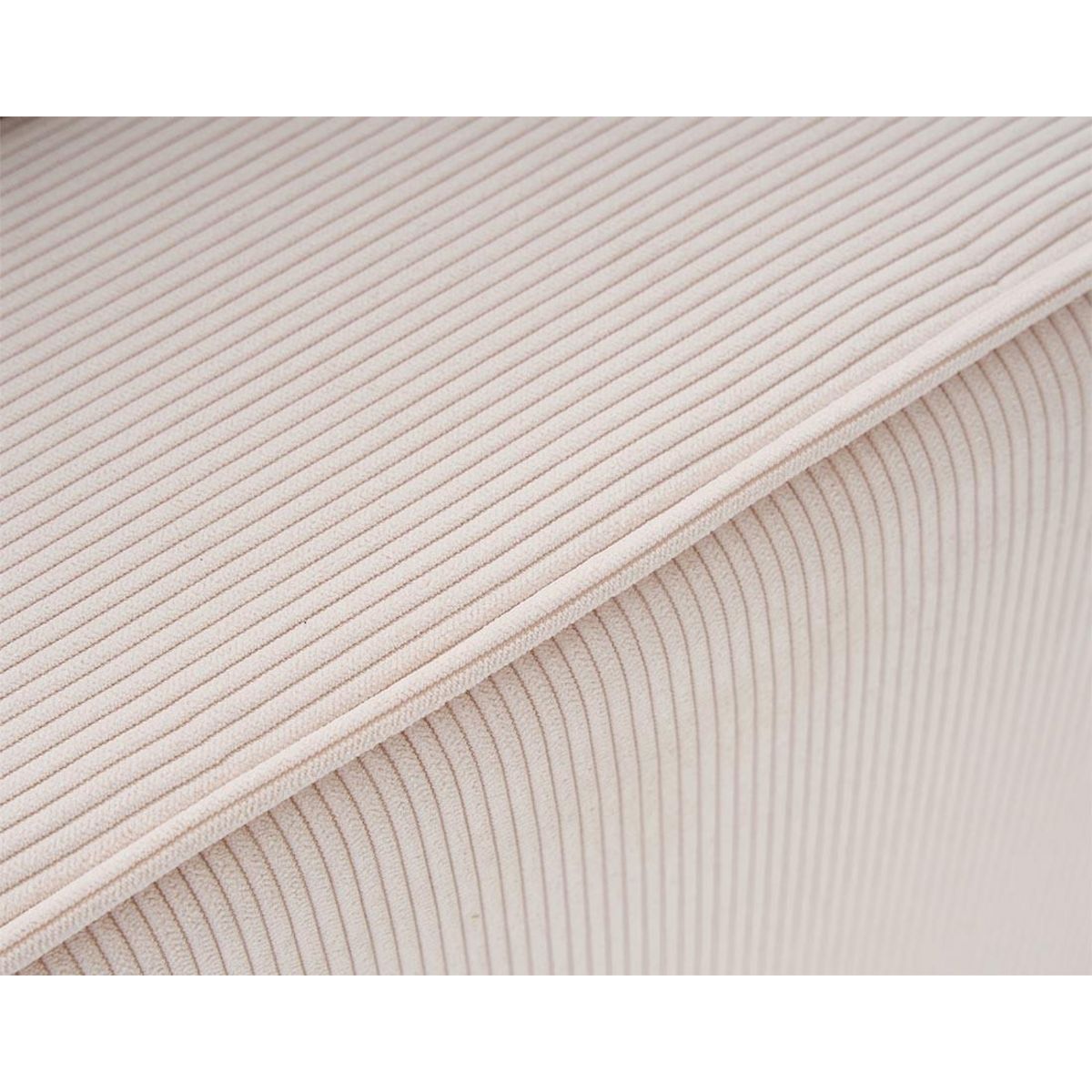 LISA DESIGN Albane - fauteuil en velours côtelé pieds bois foncé