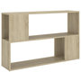 Voir la diapositive 2 : VIDAXL Bibliotheque Chene Sonoma 100x24x63 cm Bois d'ingenierie