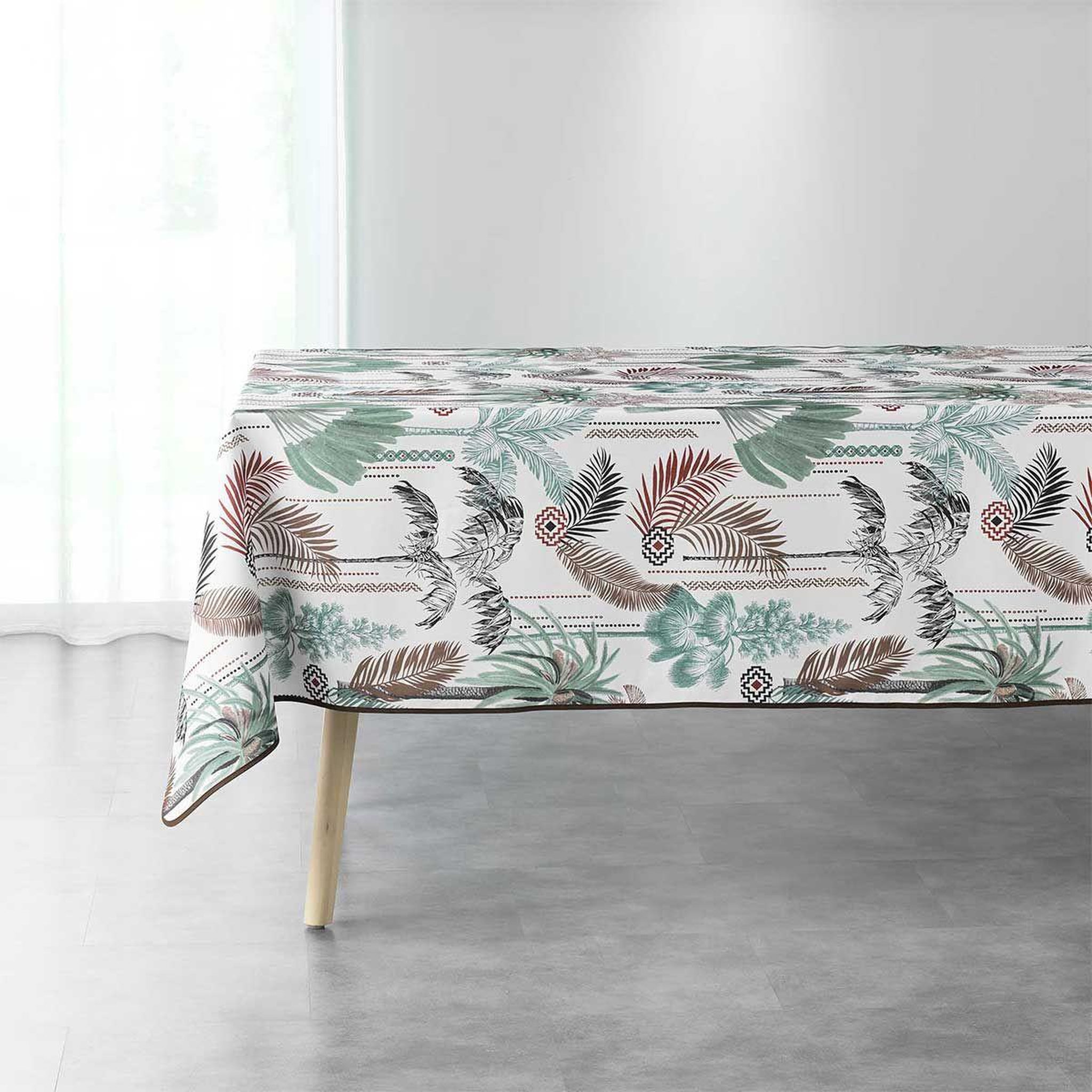 Douceur d'Intérieur Nappe imprimée  terra nova  150x240cm multicolore