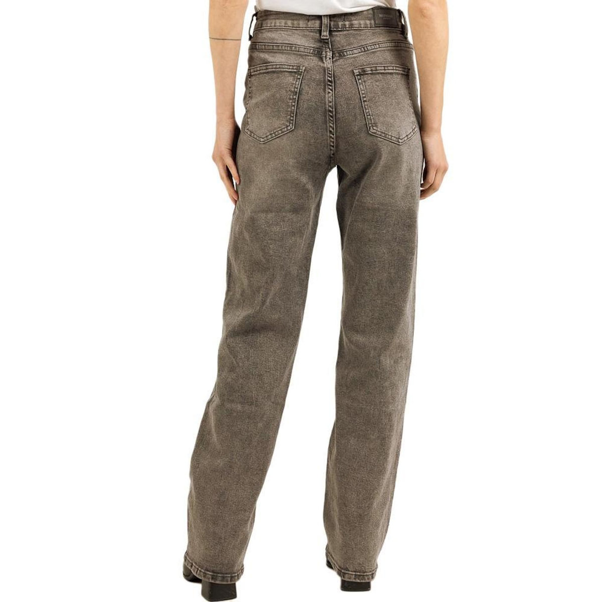 MONDAY PREMIUM Jean Gris Wide Leg Femme Monday Premium 3255