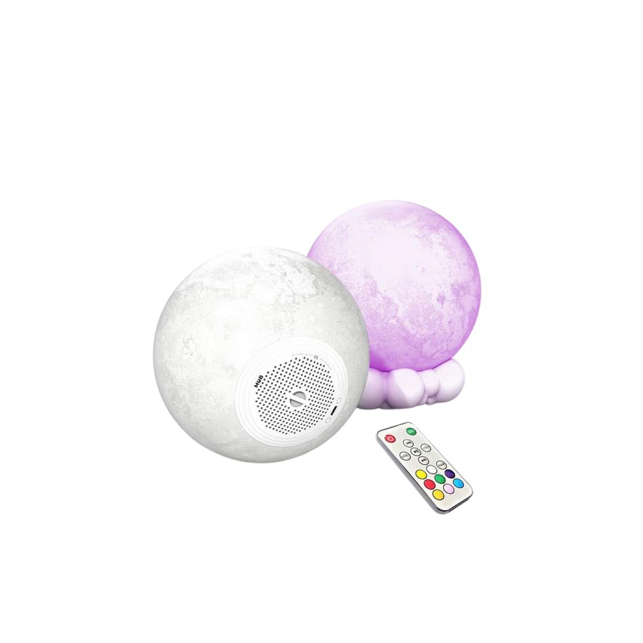 Voir la diapositive 2 : Mob Moony Speaker - Enceinte et veilleuse