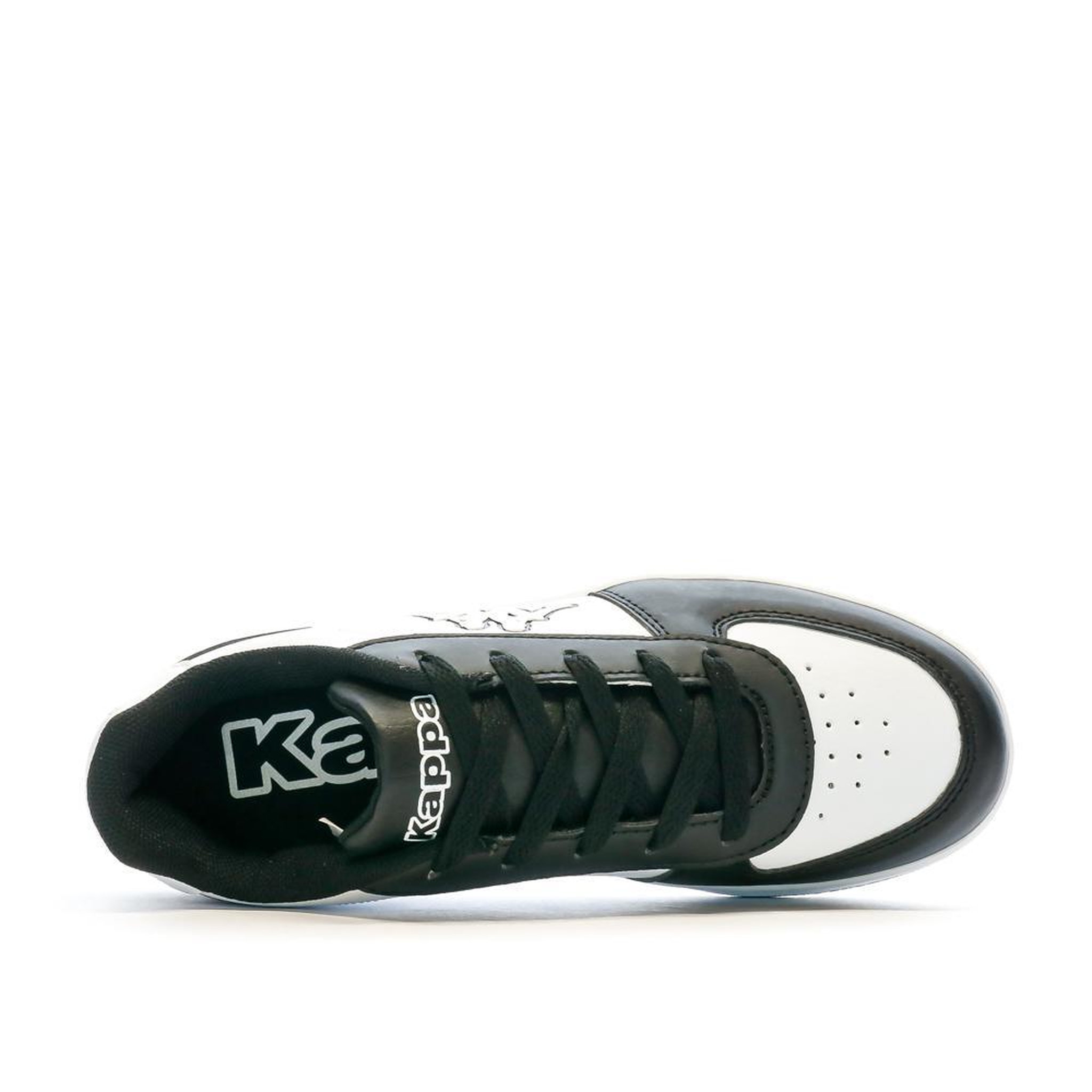 Voir la diapositive 4 : KAPPA Baskets Noir/Blanc Garçon KAPPA Malone Lace