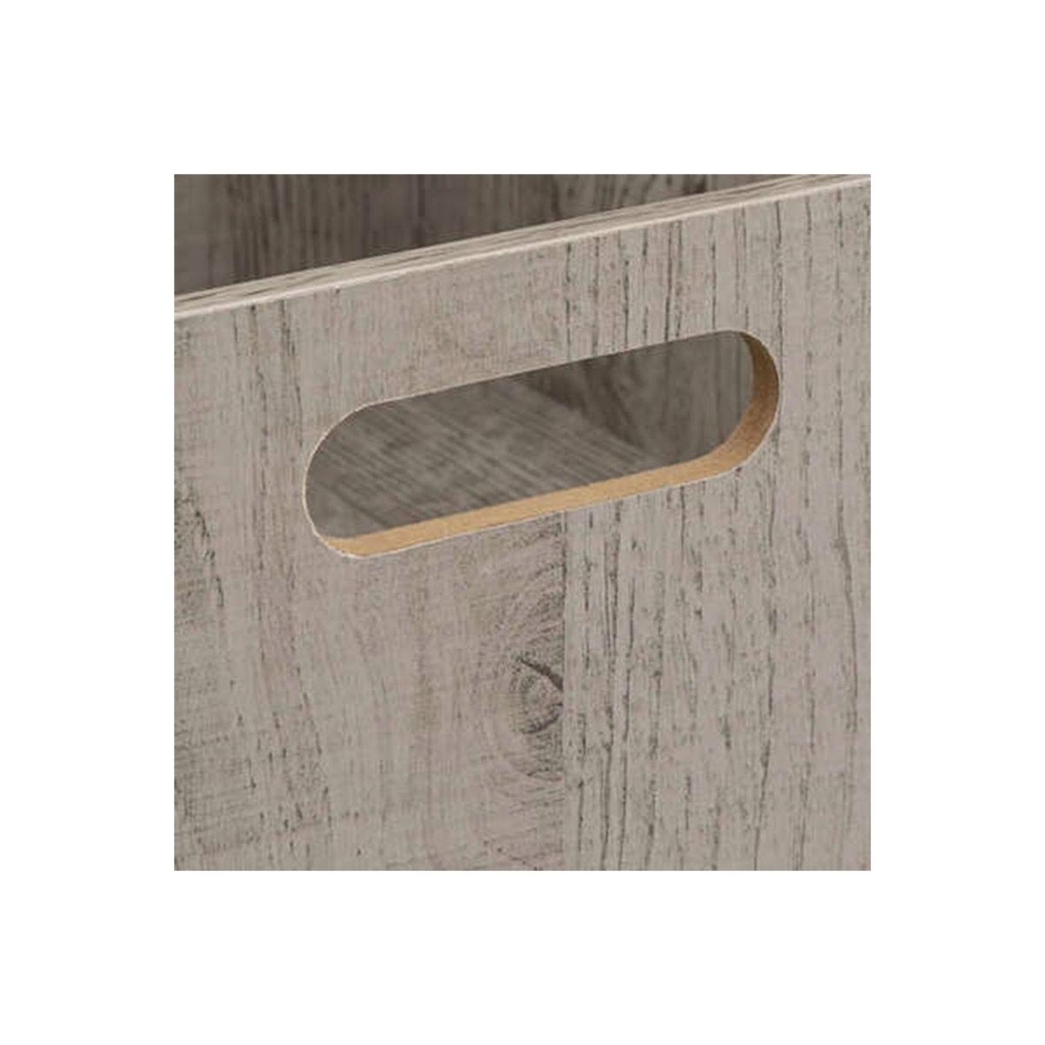 Voir la diapositive 2 : FIVE Boîte de rangement en bois  mix n'modul  15x31cm gris