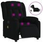 Voir la diapositive 2 : VIDAXL Fauteuil de massage inclinable electrique Noir Tissu